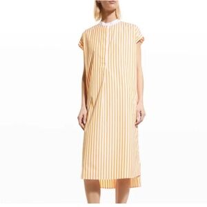 HARSHMAN Edith Shirt Dress in Marigold Size Medium